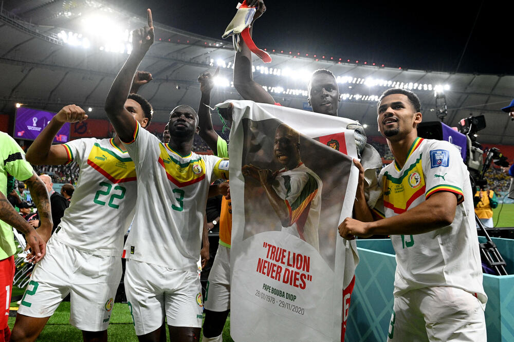 Igrači Senegala slave prolaz, Foto: Reuters