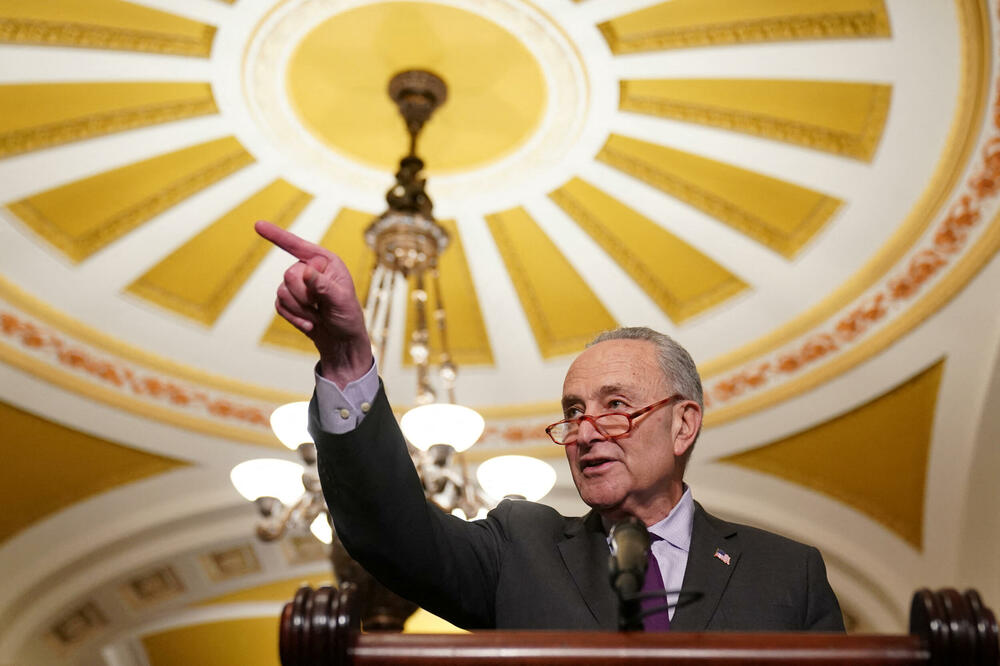 Vođa većine u Senatu Čak Šumer, Foto: Reuters