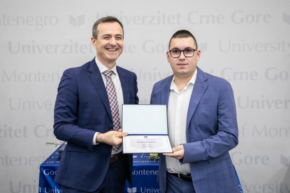 Terzić i rektor UCG-a Vladimir Božović, Foto: UCG