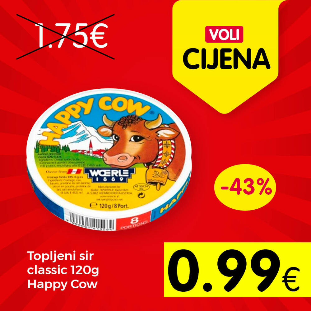 <p>Svratite do obližnjeg VOLI ili Naš diskont marketa</p>