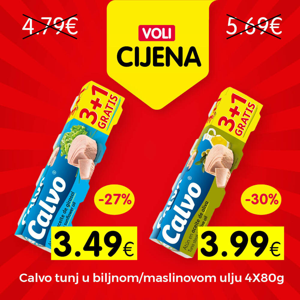 <p>Svratite do obližnjeg VOLI ili Naš diskont marketa</p>