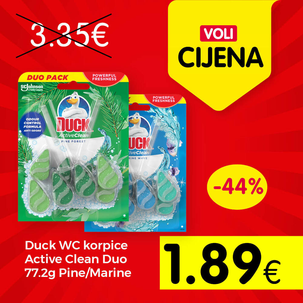 <p>Svratite do obližnjeg VOLI ili Naš diskont marketa</p>