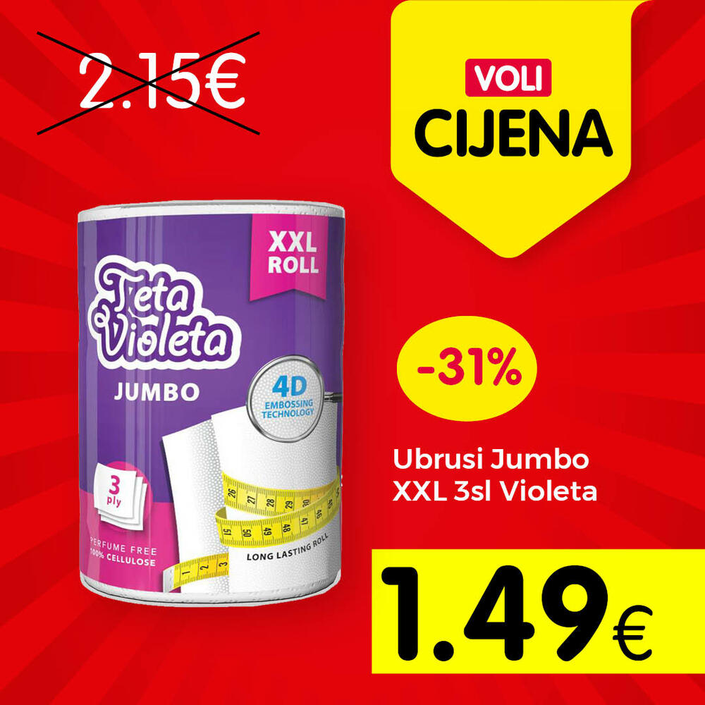 <p>Svratite do obližnjeg VOLI ili Naš diskont marketa</p>