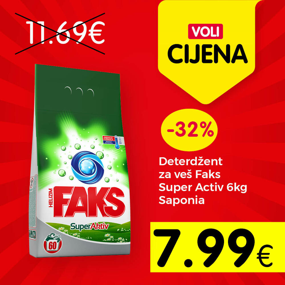 <p>Svratite do obližnjeg VOLI ili Naš diskont marketa</p>