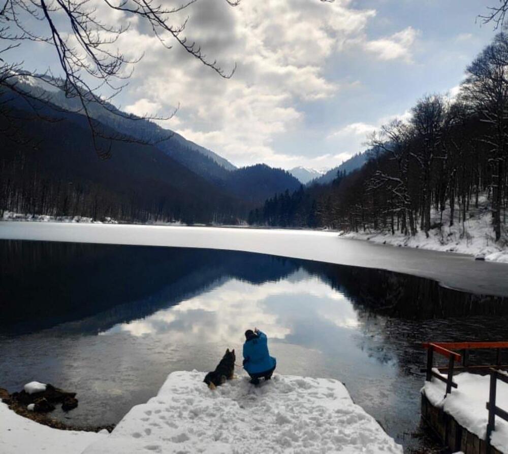 lake is beautiful even in the winter
