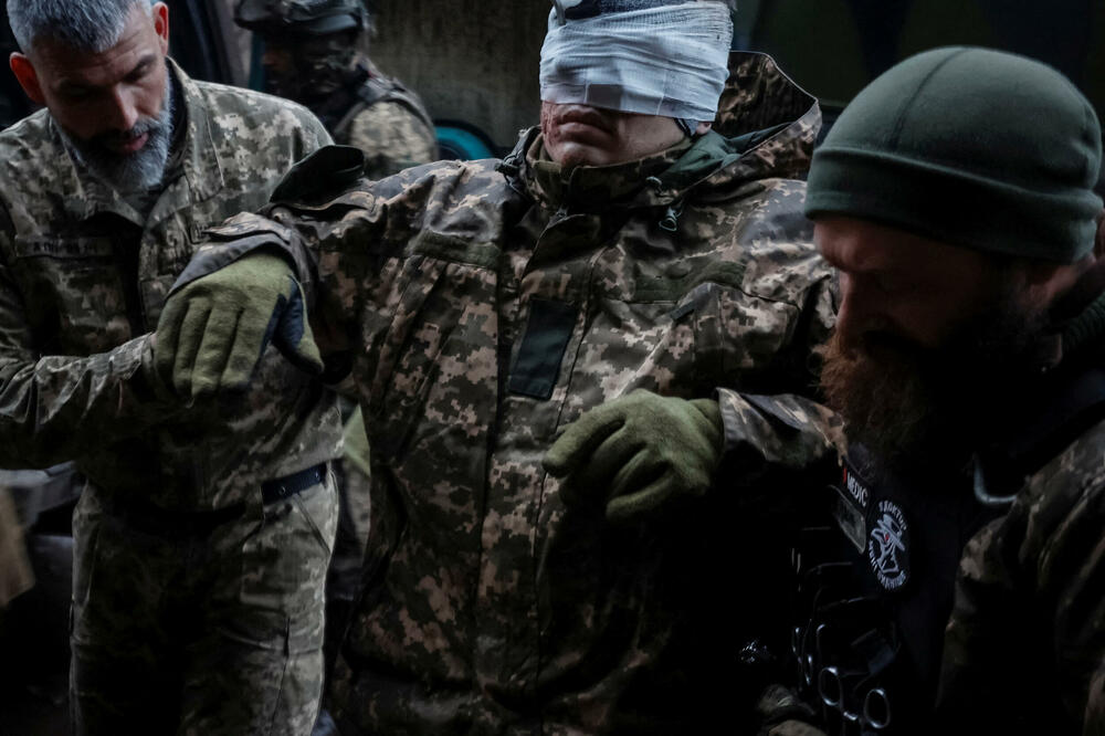 Povrijeđeni ukrajinski vojnik u Donjeckoj oblasti, Foto: Reuters