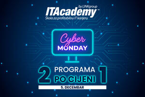 Jedinstvena Cyber Monday šansa na ITAcademy: SAMO DANAS MOŽETE...