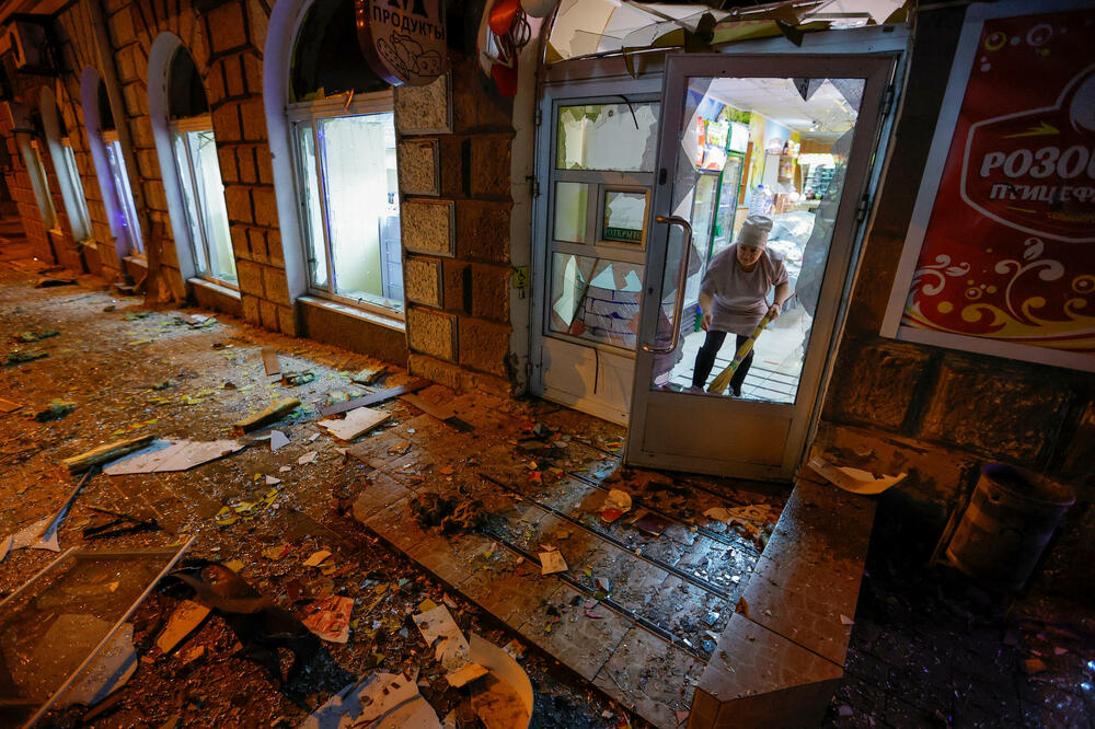 Nakon jednog od nedavnih granatiranja Donjecka, Foto: Reuters