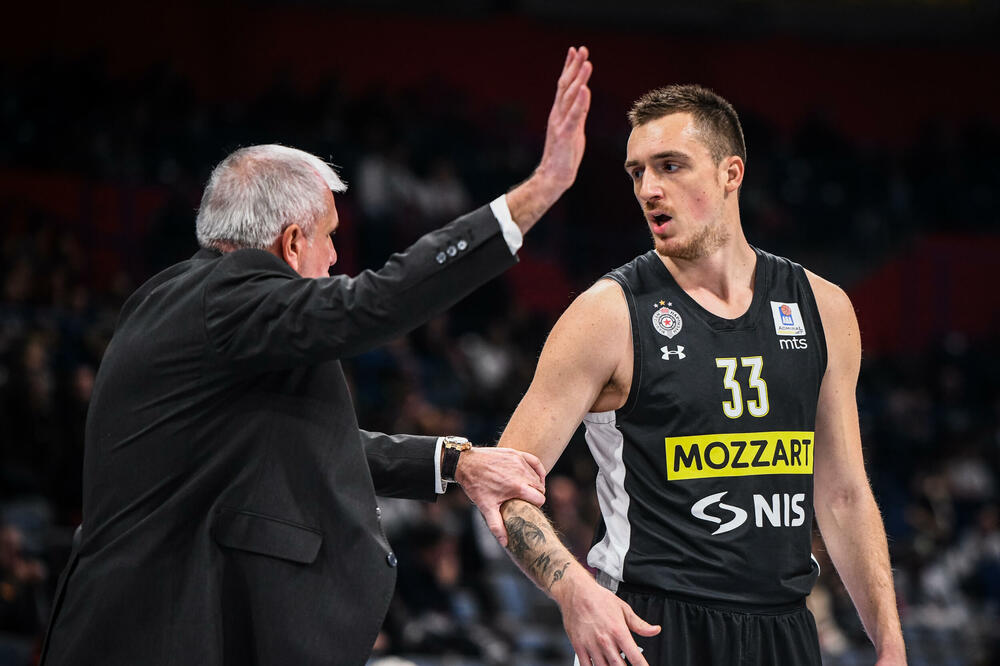 Obradović i Anđušić, Foto: KK Partizan