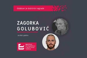 Bojan Baća dobitnik nagrade „Zagorka Golubović“