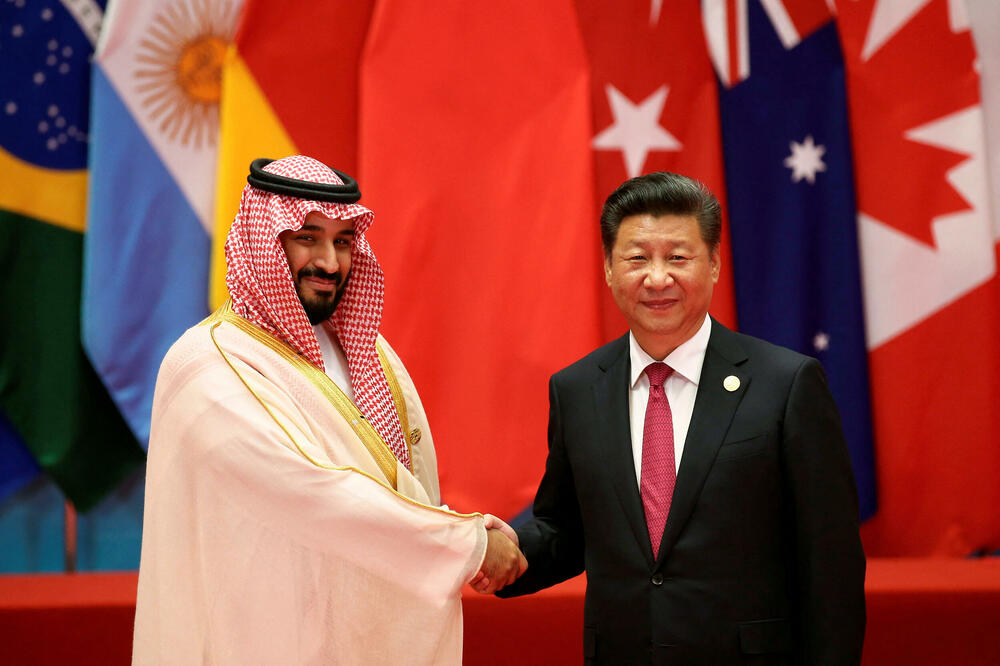 Si Đinping i saudijski princ Mohamed bin Salman tokom samita G20 u Kini u septembru 2016., Foto: Rojters