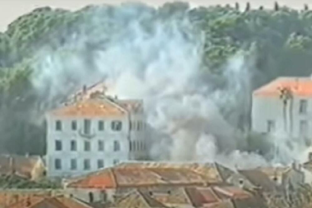 Detalj tokom napada na Dubrovnik, Foto: Printscreen YouTube
