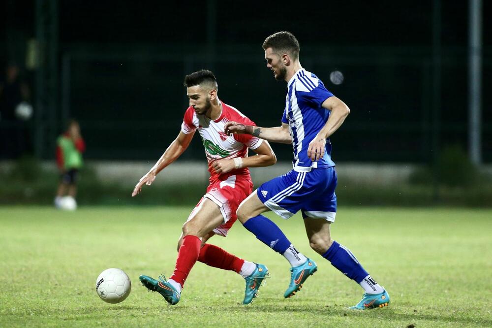 Petrović na utakmici sa Iskrom ranije ove sezone, Foto: FK Budućnost