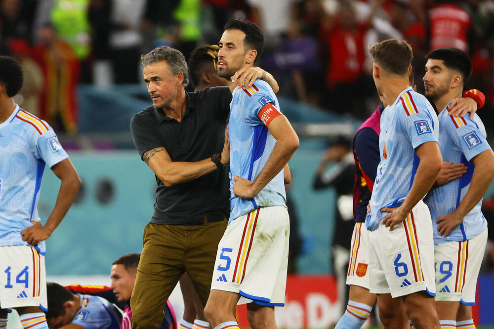 Nakada su bili u sitom timu: Luis Enriek i Buskets, Foto: Reuters