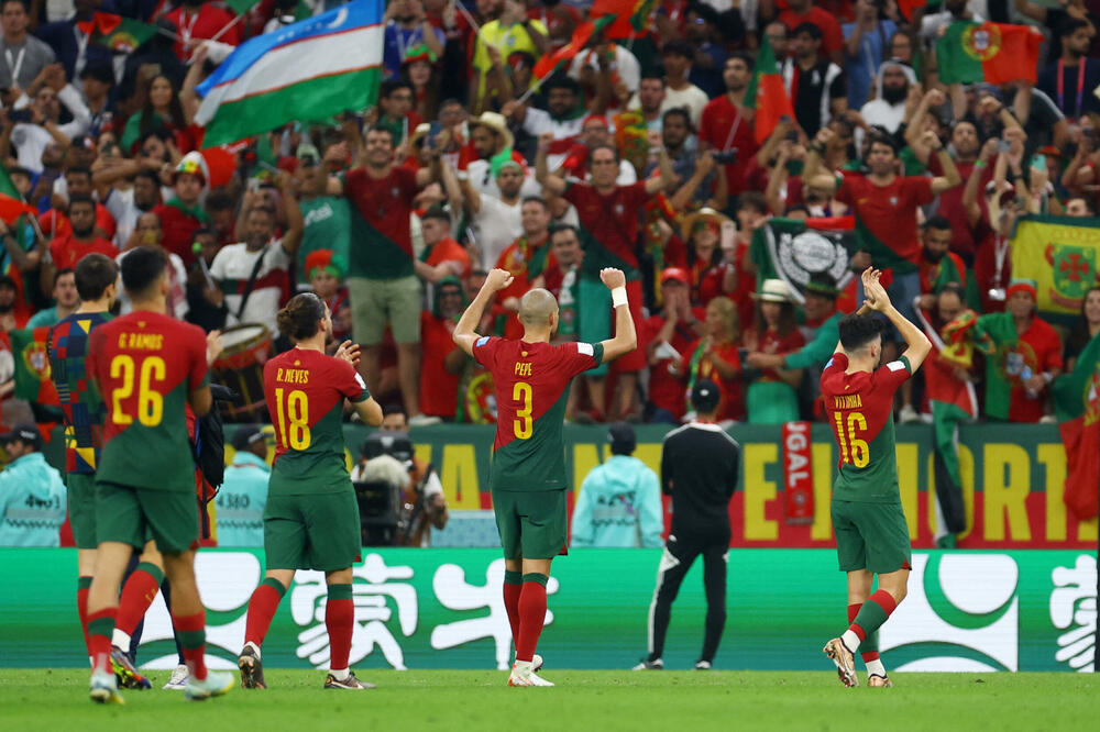 Slavlje fudbalera Portugala, Foto: Reuters