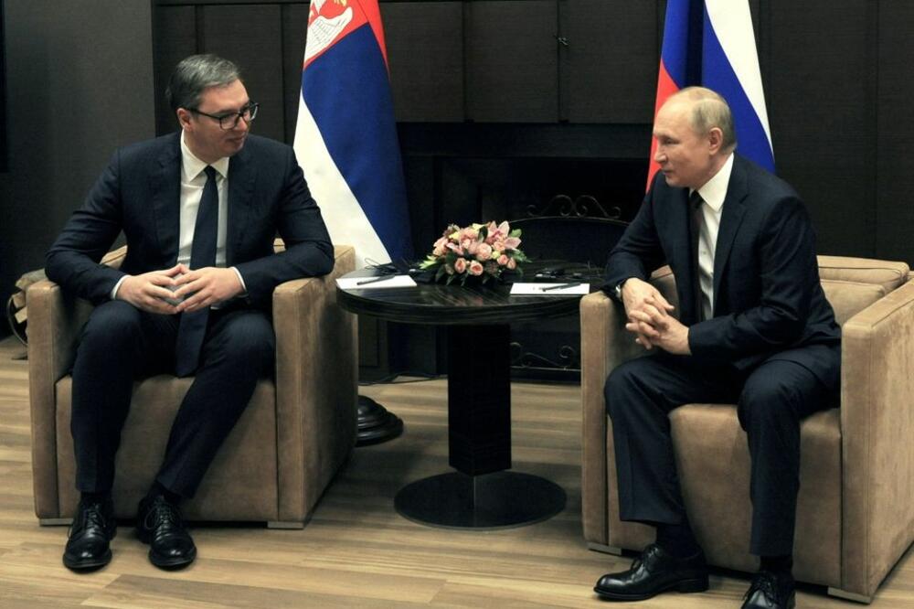 Putin i Vučić u Sočiju, Foto: Rojters