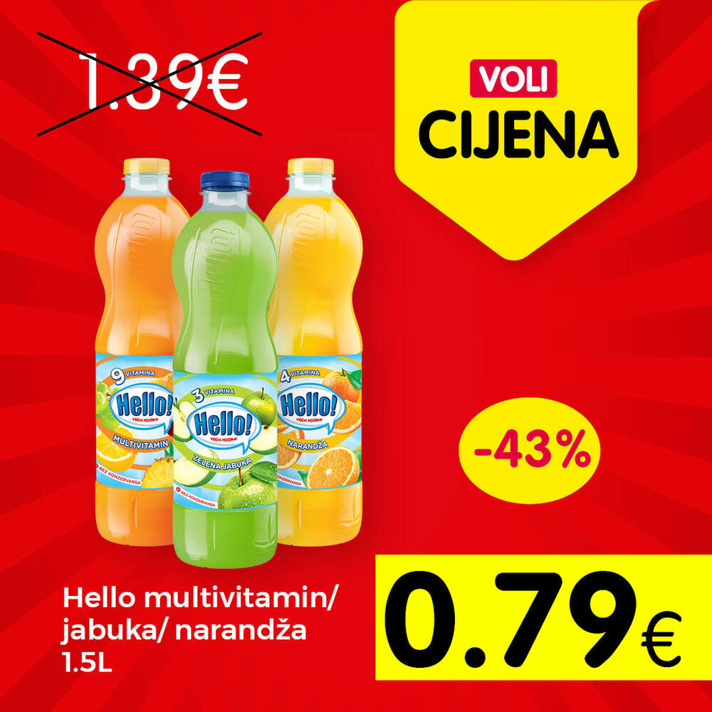 <p>Za najpovoljniju trgovinu birajte artikle iz novog kruga voli cijena.</p>