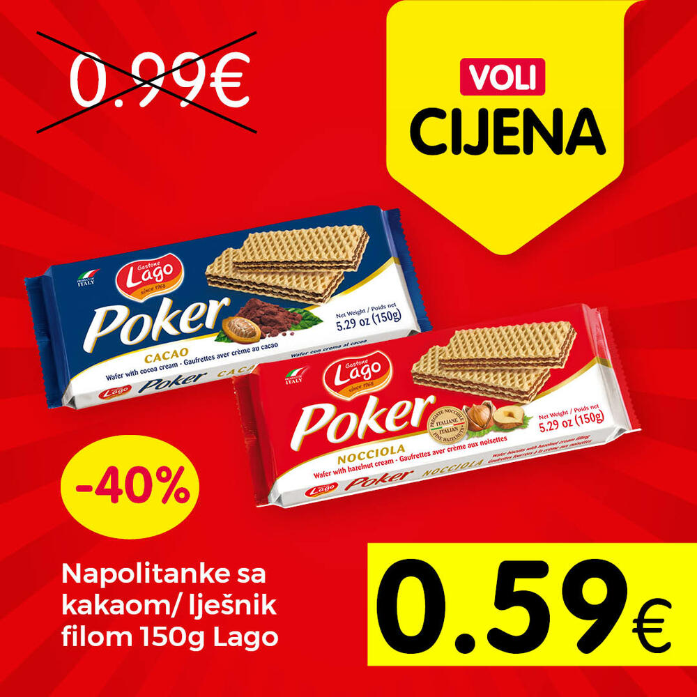 <p>Za najpovoljniju trgovinu birajte artikle iz novog kruga voli cijena.</p>