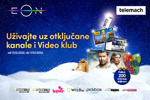 With Telemach, enjoy unlocked channels and Video Club