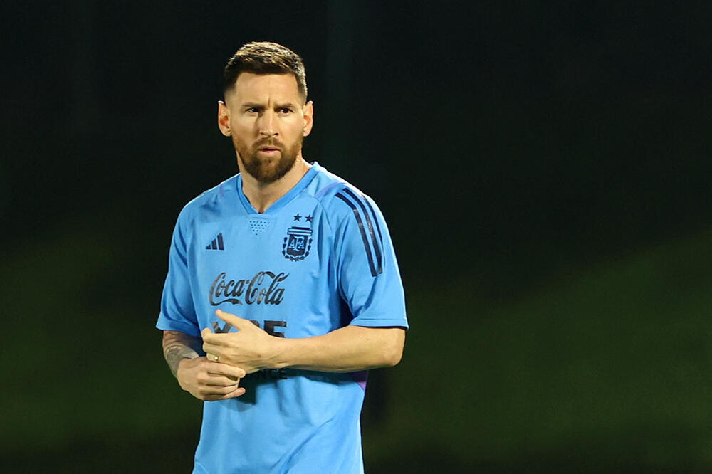 Spreman za “lale”: Leo Mesi na treningu Argentine, Foto: Reuters
