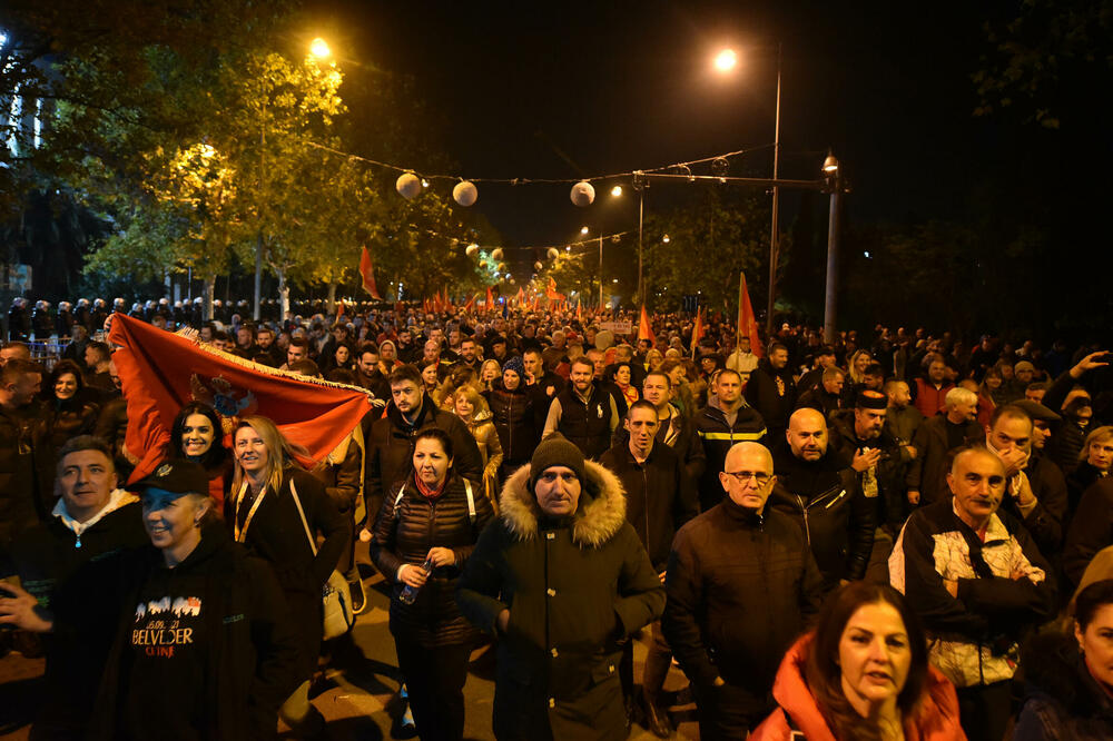 Sa jednog od protesta, Foto: Boris Pejović