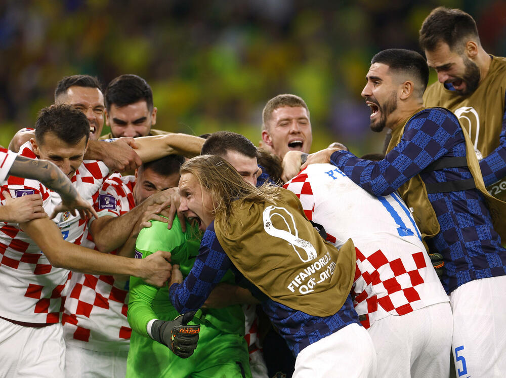 <p>Hrvatska se plasirala u polufinale Mundijala u Kataru, pobjedom nad Brazilom u penal seriji 4:2. Nakon 90 minuta bilo je 0:0, poslije 120 1:1.</p>