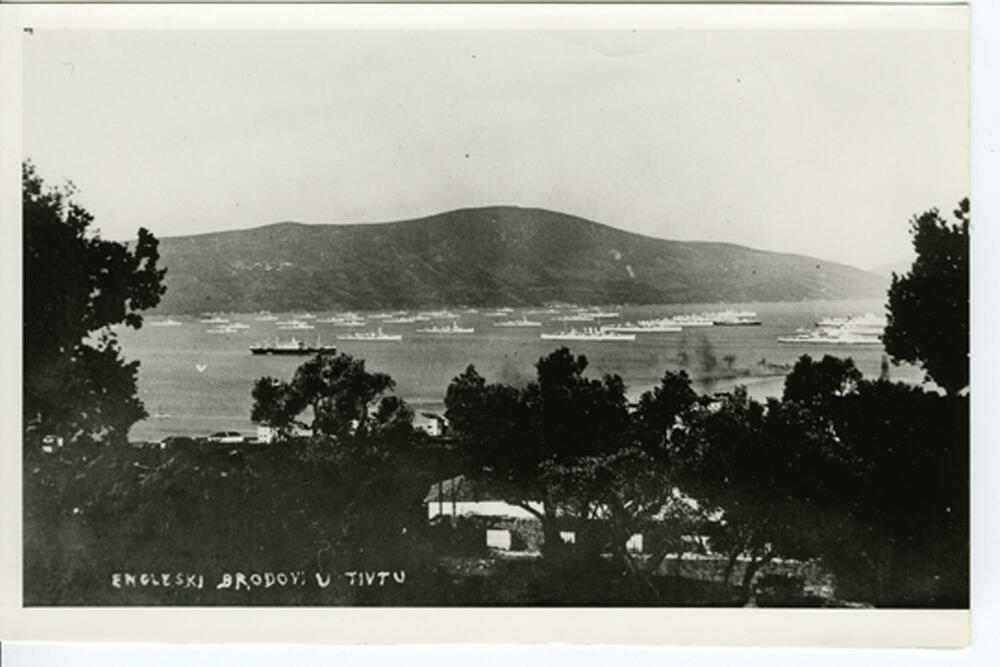 Engleski brodovi u Tivtu