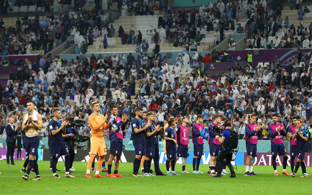 <p>Argentina je u finalu Svjetskog prvenstva, nakon ubjedljive pobjede nad Hrvatskom 3:0.</p>