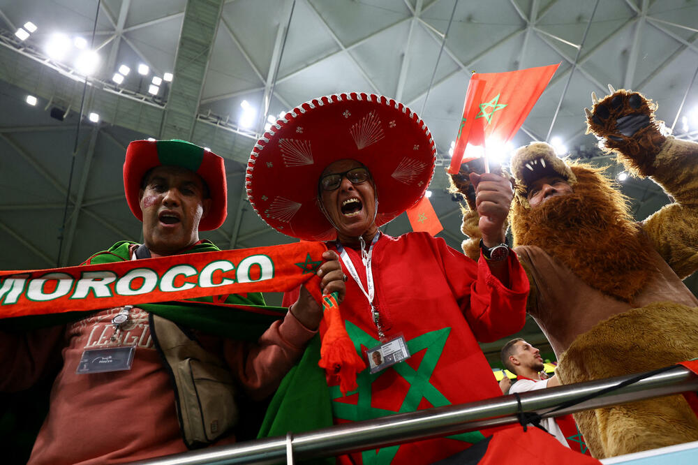 Navijači Maroka sanjaju finale, Foto: Kai Pfaffenbach
