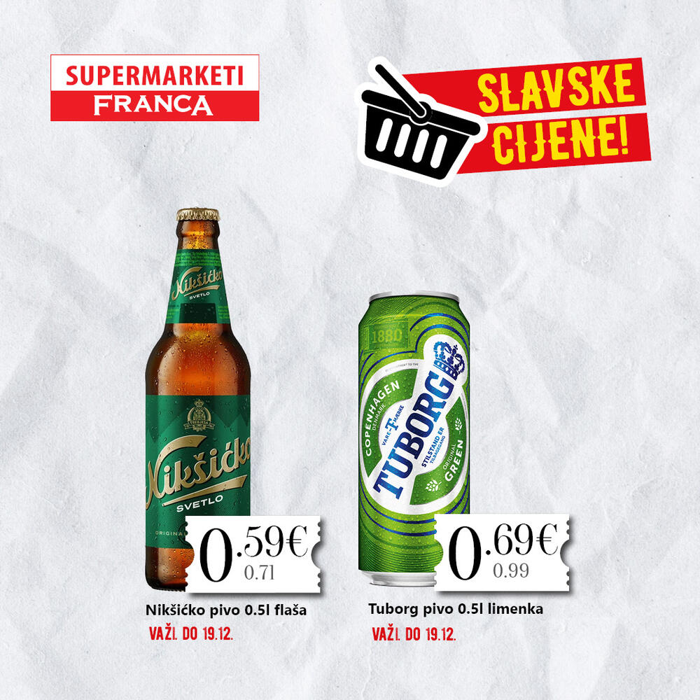 <p>Svratite do obližnjeg supermarketa Franca i uštedite kupujući!</p>