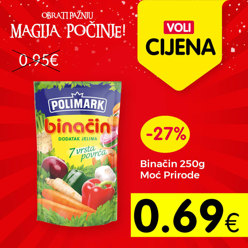 <p>Za maskimalnu uštedu posjetite obližnji VOLI ili Naš diskont market, i kupujte artikle po VOLI cijenama.</p>