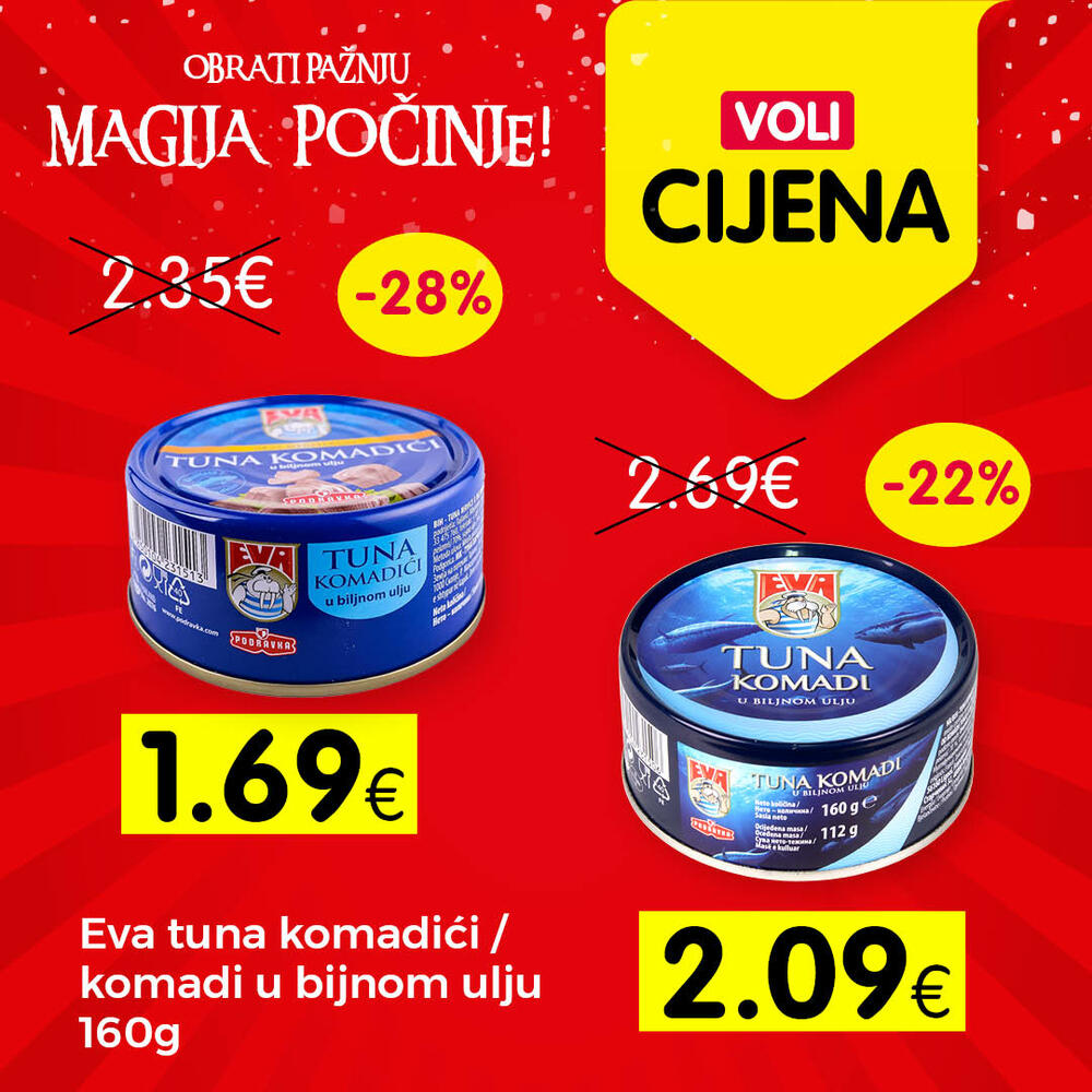 <p>Za maskimalnu uštedu posjetite obližnji VOLI ili Naš diskont market, i kupujte artikle po VOLI cijenama.</p>