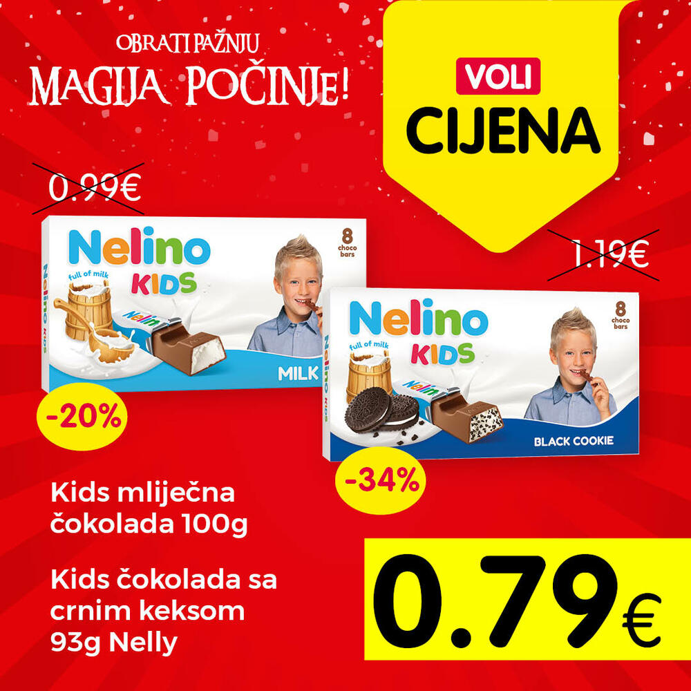 <p>Za maskimalnu uštedu posjetite obližnji VOLI ili Naš diskont market, i kupujte artikle po VOLI cijenama.</p>