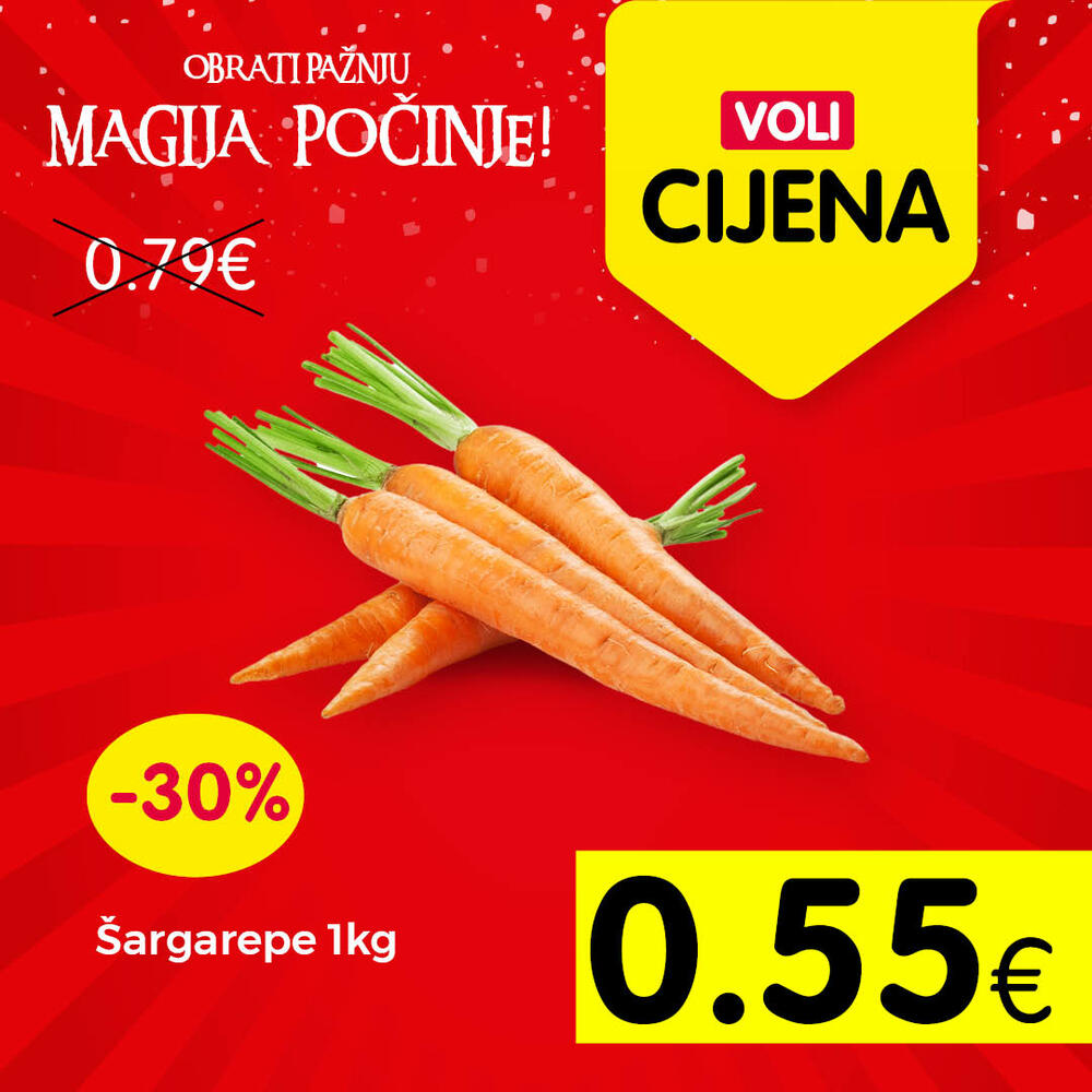 <p>Za maskimalnu uštedu posjetite obližnji VOLI ili Naš diskont market, i kupujte artikle po VOLI cijenama.</p>