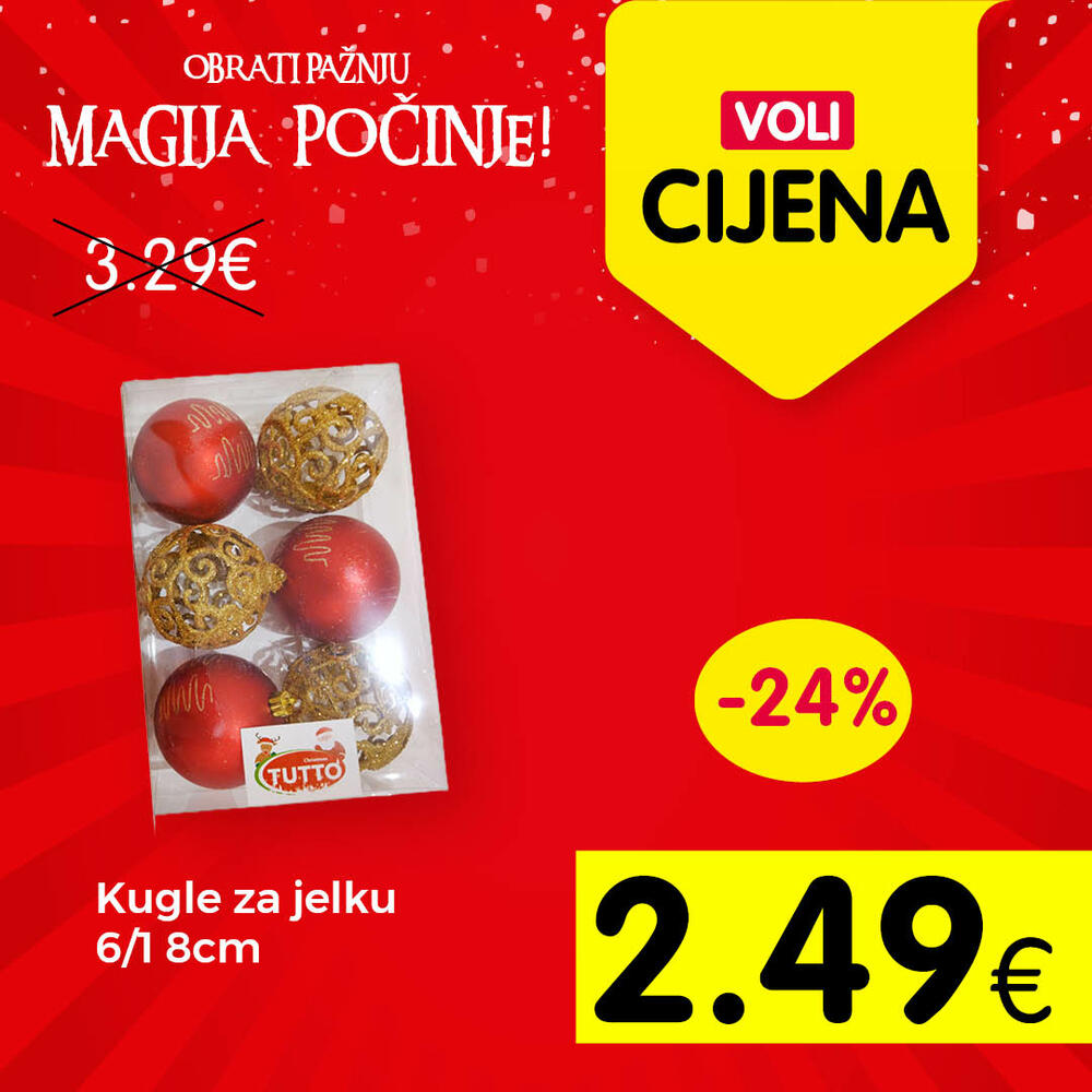 <p>Za maskimalnu uštedu posjetite obližnji VOLI ili Naš diskont market, i kupujte artikle po VOLI cijenama.</p>