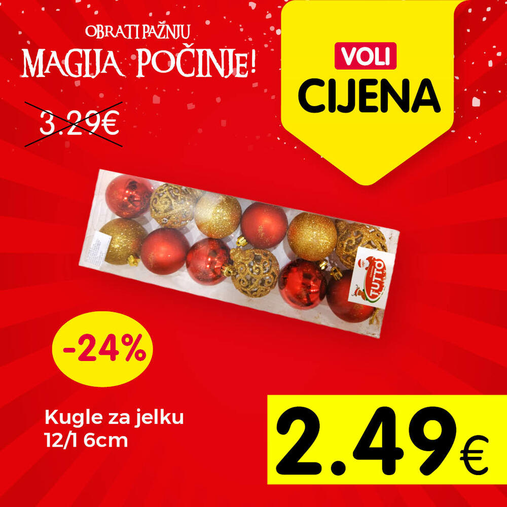 <p>Za maskimalnu uštedu posjetite obližnji VOLI ili Naš diskont market, i kupujte artikle po VOLI cijenama.</p>