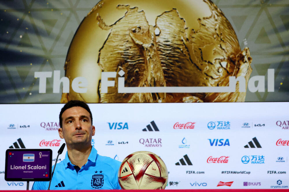 Skaloni na pres konferenciji, Foto: Reuters