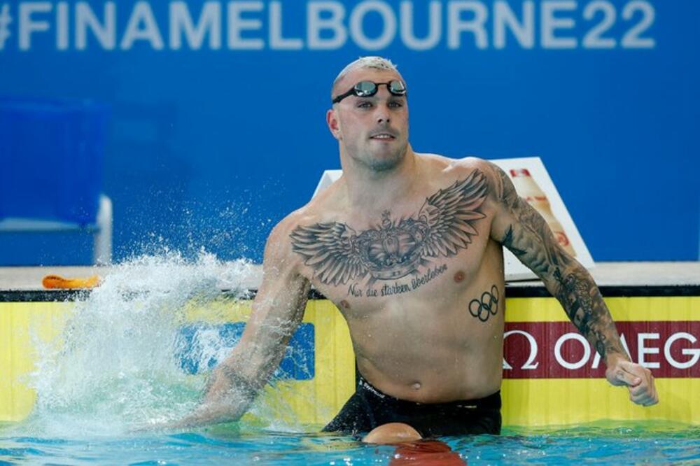 Čalmers je pokazao šampionski kov, Foto: Fina.org