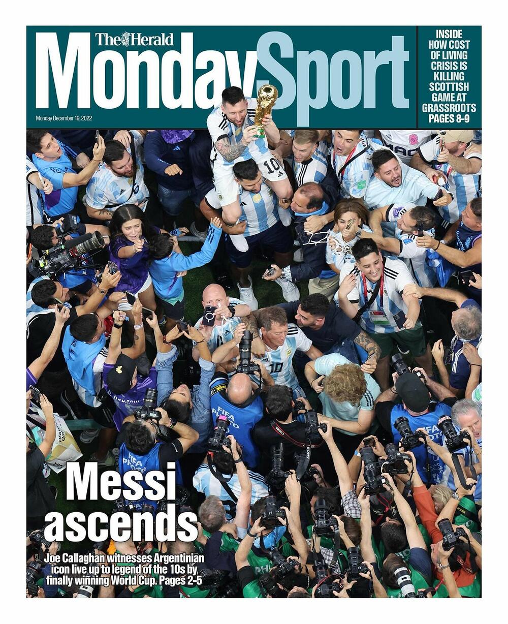 <p>Možda je najkreativniji bio katalonski „Sport”, koji je napisao „Bog postoji”, ali je na španskom napisao bog (dios) sa Mesijevom desetkom - D10S</p>