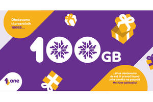 Novogodišnja internet euforija u One mreži - 100 GB na poklon svim...