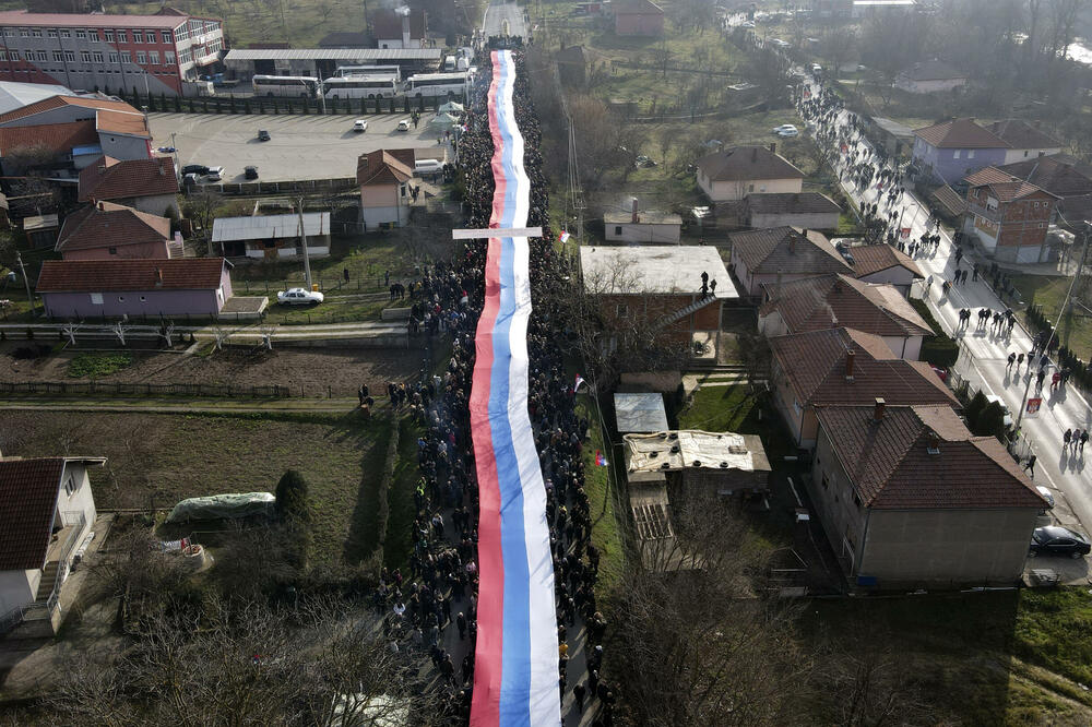 Sa protesta u Rdudaru, Foto: Beta/AP