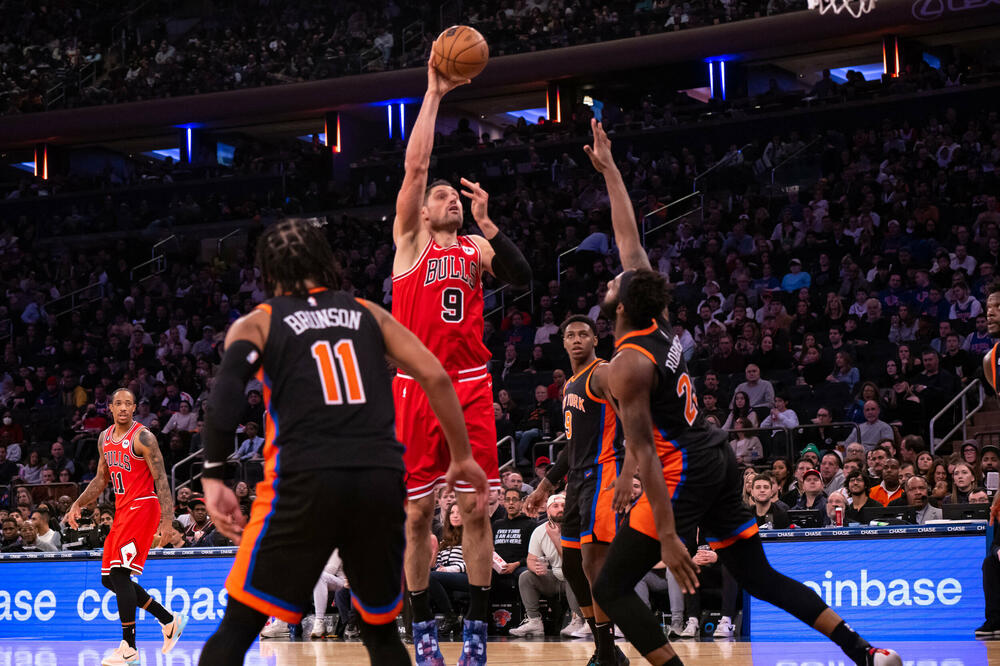 Vučević na meču sa Njujorkom, Foto: USA TODAY Sports