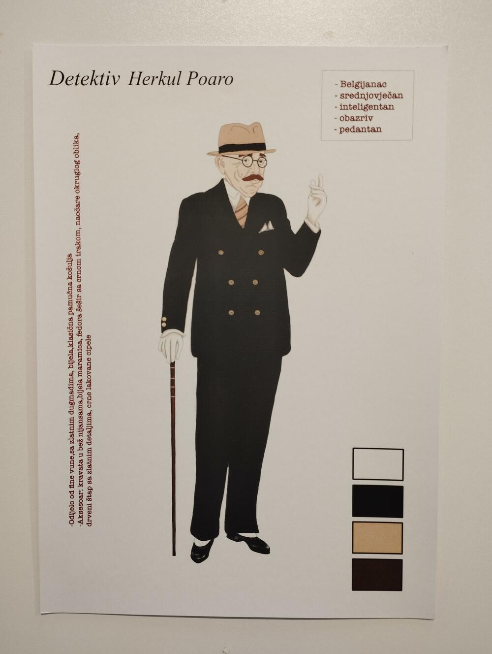 <p>Ilustracija kostima likova iz romana Agate Kristi “Ubistvo u Orijent ekspresu” i “San ljetnje noći”, koju je mentorisala Ana Vasiljević Čelar, čini jednu cjelinu ove izložbe, dok drugu cjelinu čine rekonstruisni istorijski kostimi sa poznatih umjetničkih slika i filmova pod mentorstvom Marije Stanković</p>