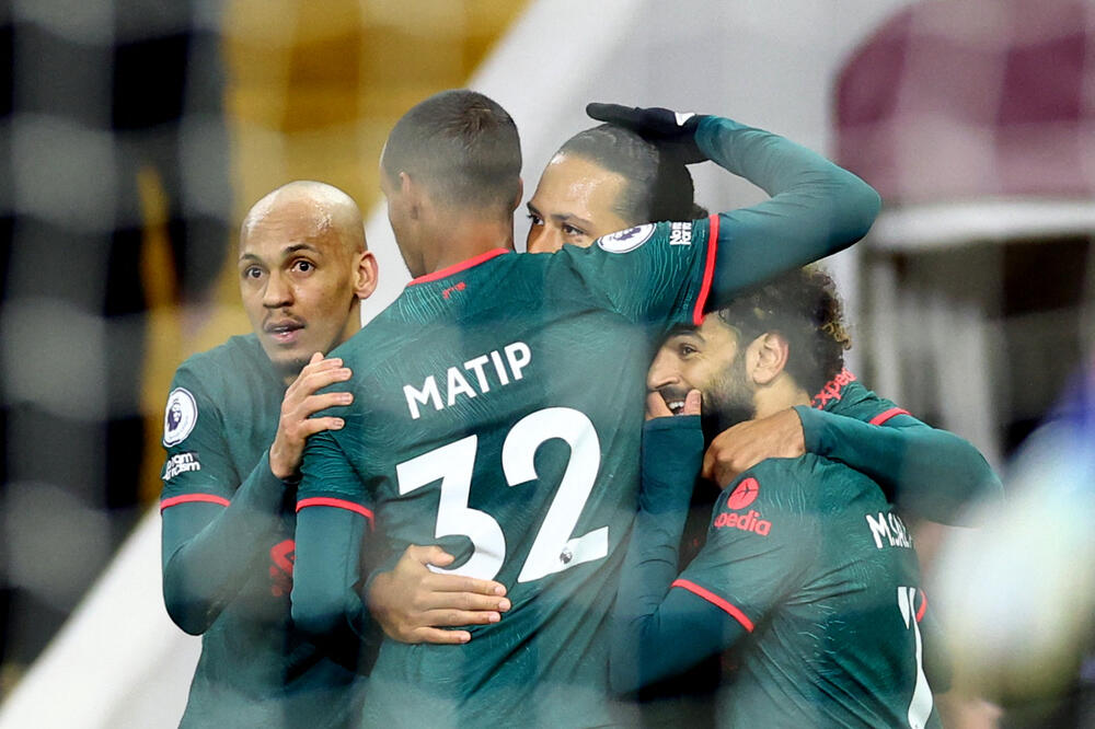 Slavlje igrača Liverpula, Foto: Reuters