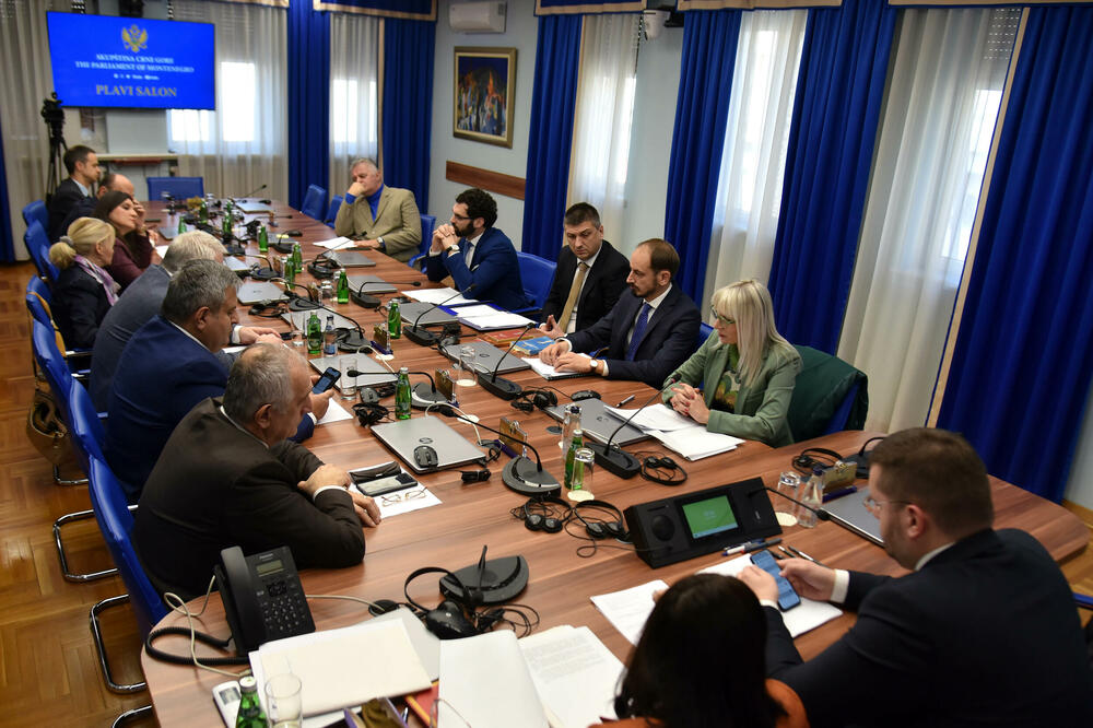 Sa ranije sjednice Odbora za politički sistem, pravosuđe i upravu, Foto: Boris Pejović