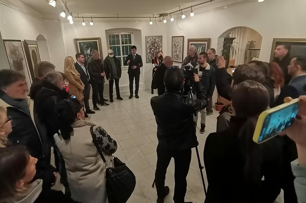 Sa otvaranja izložbe, Foto: JU Muzeji i galerije Budve