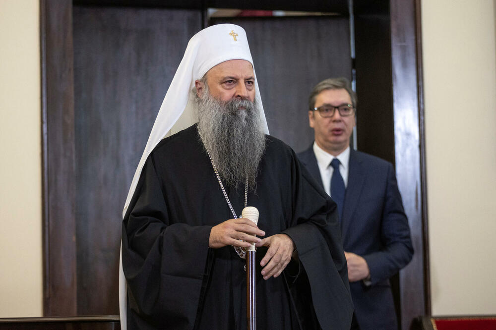Porfirije i Vučić, Foto: Reuters