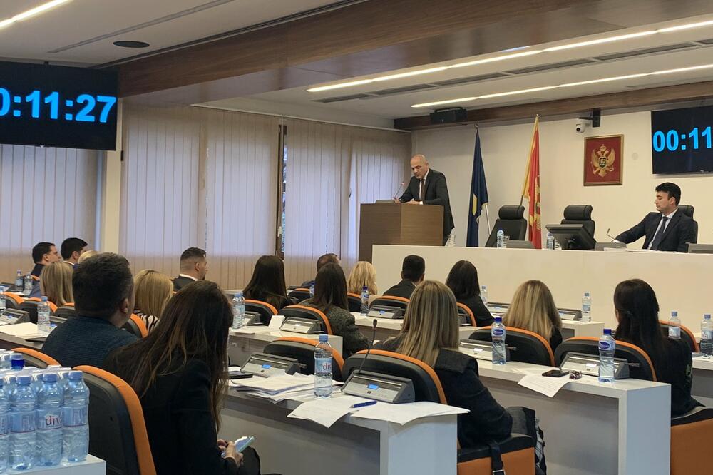 Sa današnje sjednice, Foto: Vuk Lajović