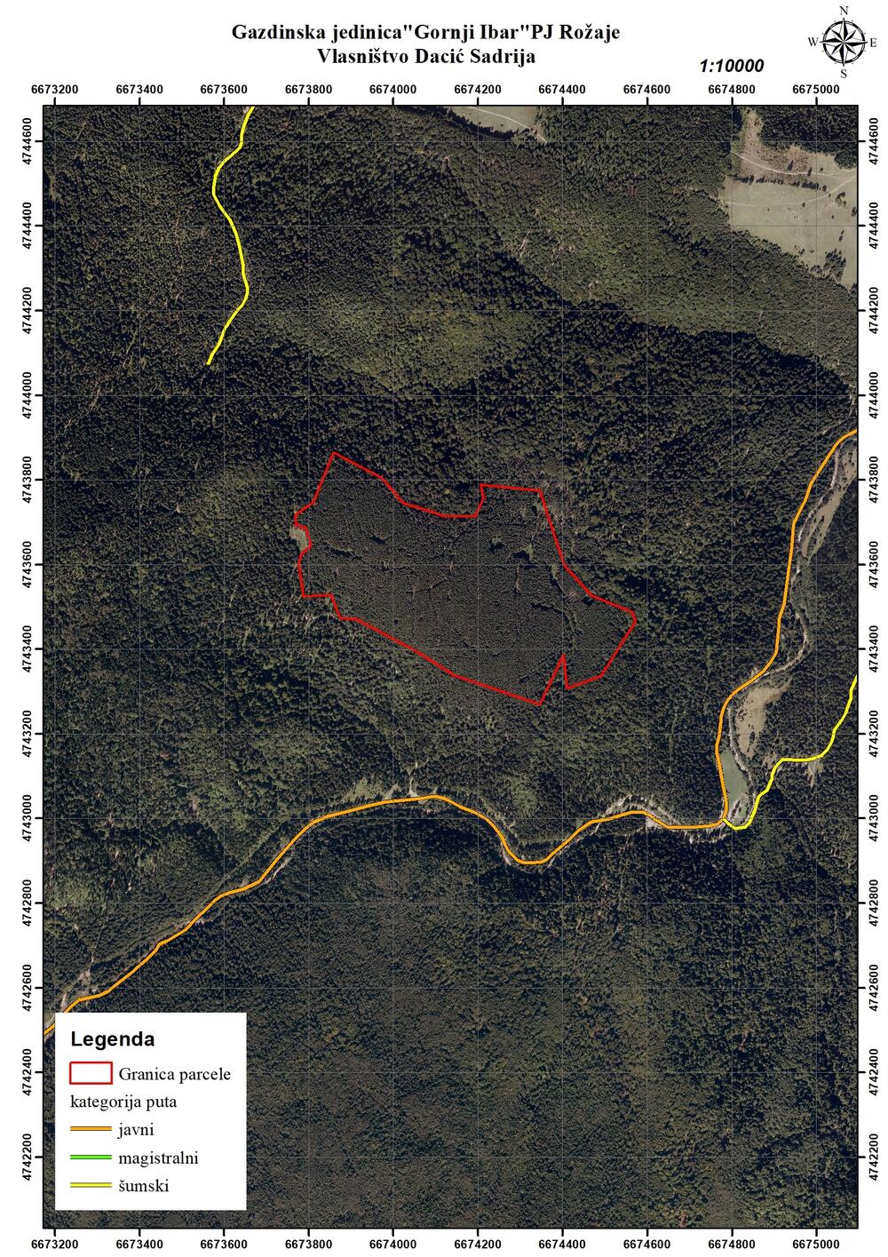 Iz Plana gazdovanja privatnim šumama Sadrije Dacića