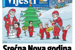 Naslovna strana prazničnog četvorobroja "Vijesti"